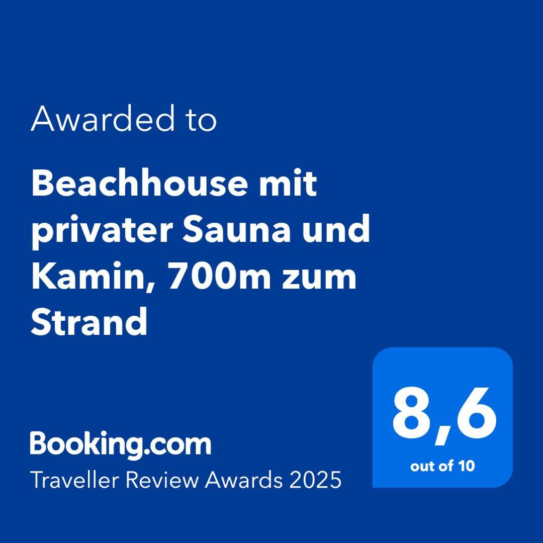 Beachhouse Mit Privater Sauna Und Kamin, 700M Zum Strand 숀베르게 슈트란트 외부 사진